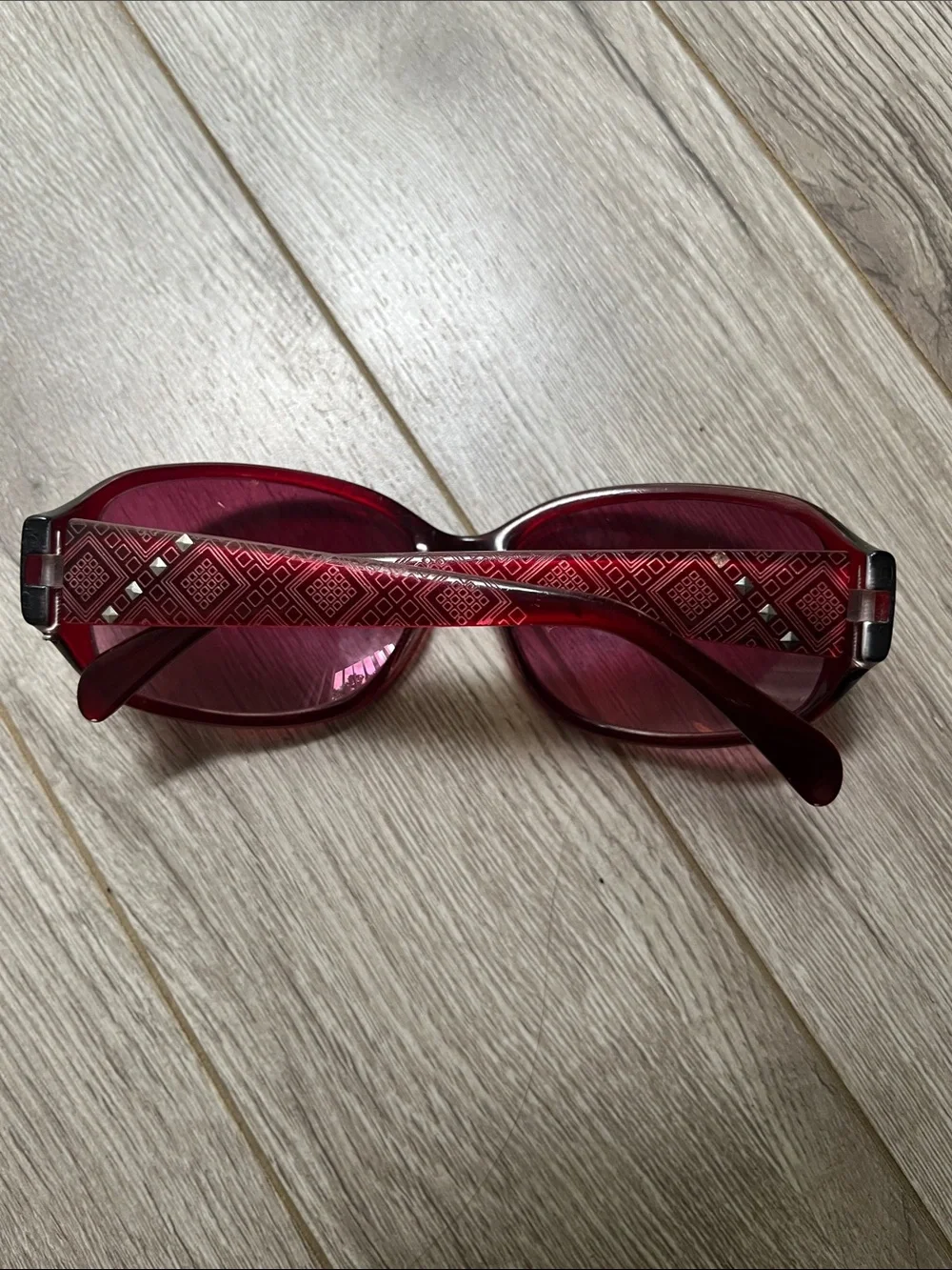 Chico's Red Women's Sunglasses with Tinted Lenses